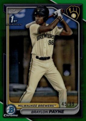 Braylon Payne 2024 Bowman Draft #CPA-BP Chrome DP Auto (1st
