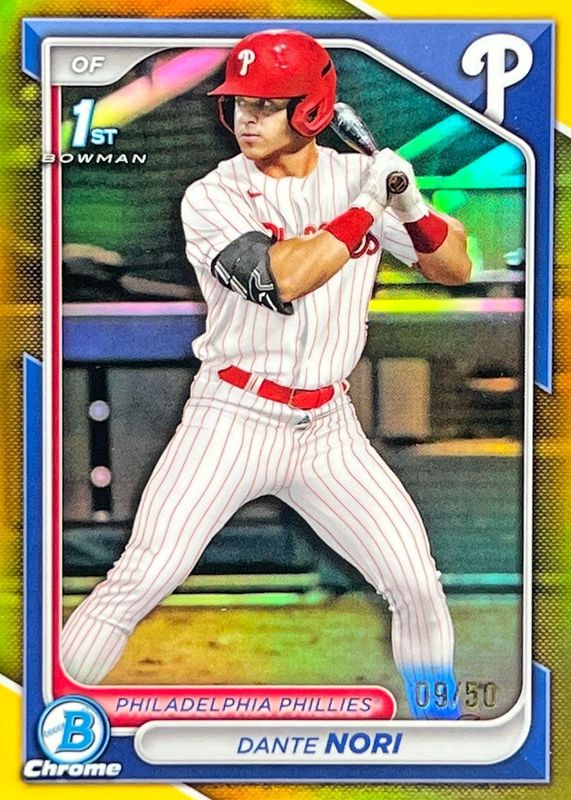 2024 Bowman Draft #BDC-16 Chrome - Gold Refractor /50 (1st)