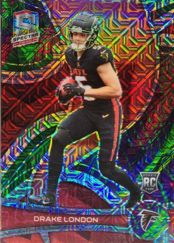Drake London 2022 Spectra #146 Meta /25 Rookie RAW