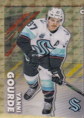 2022 Topps Chrome NHL Sticker Collection #418 Superfractor /1