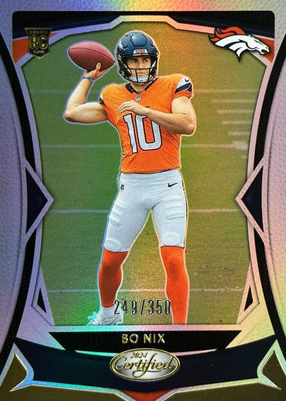 Bo Nix 2024 Certified #109 Mirror /350