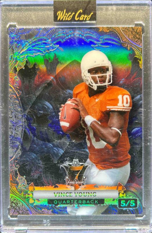 2024 Wild Card 7 Card Studs Promo #P7CWS-VY AutoSpadesWaveSurfer Rainbow Blue /5