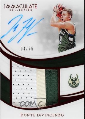 2018 Immaculate #PP-DDV Premium Patch Autographs - Red (/25)