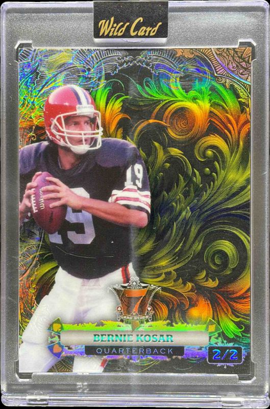 2024 Wild Card 7 Card Studs Promo #P7CSD-BK DiamondFireScrolls Rainbow Gold /2