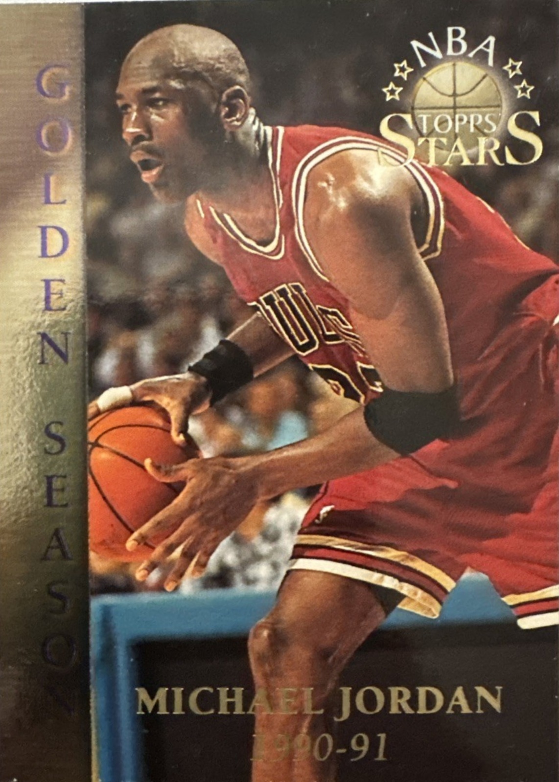 Michael Jordan 1996 Topps Stars #74 Golden Season - Members Only