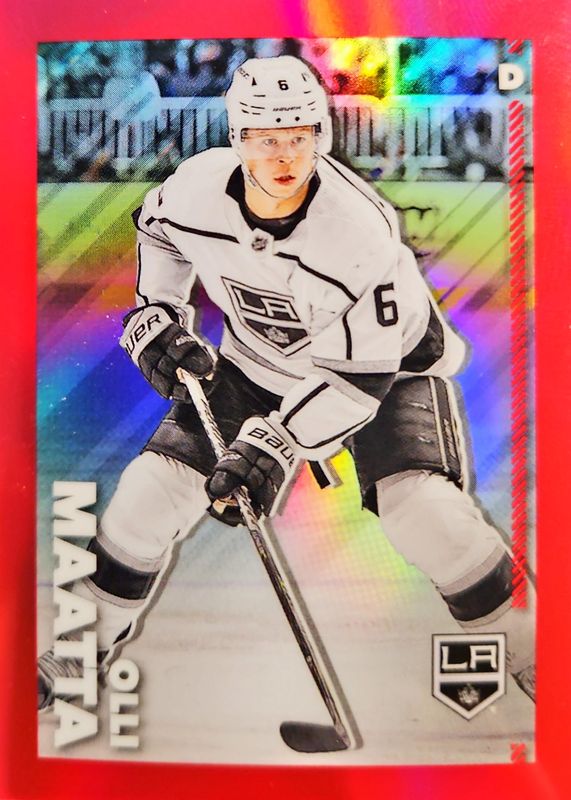 2022 Topps Chrome NHL Sticker Collection #233 Red Refractor /5
