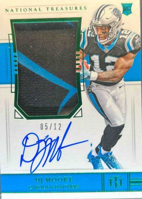 2018 National Treasures #184 Rookie Patch Auto - Green Jersey Number (/12)