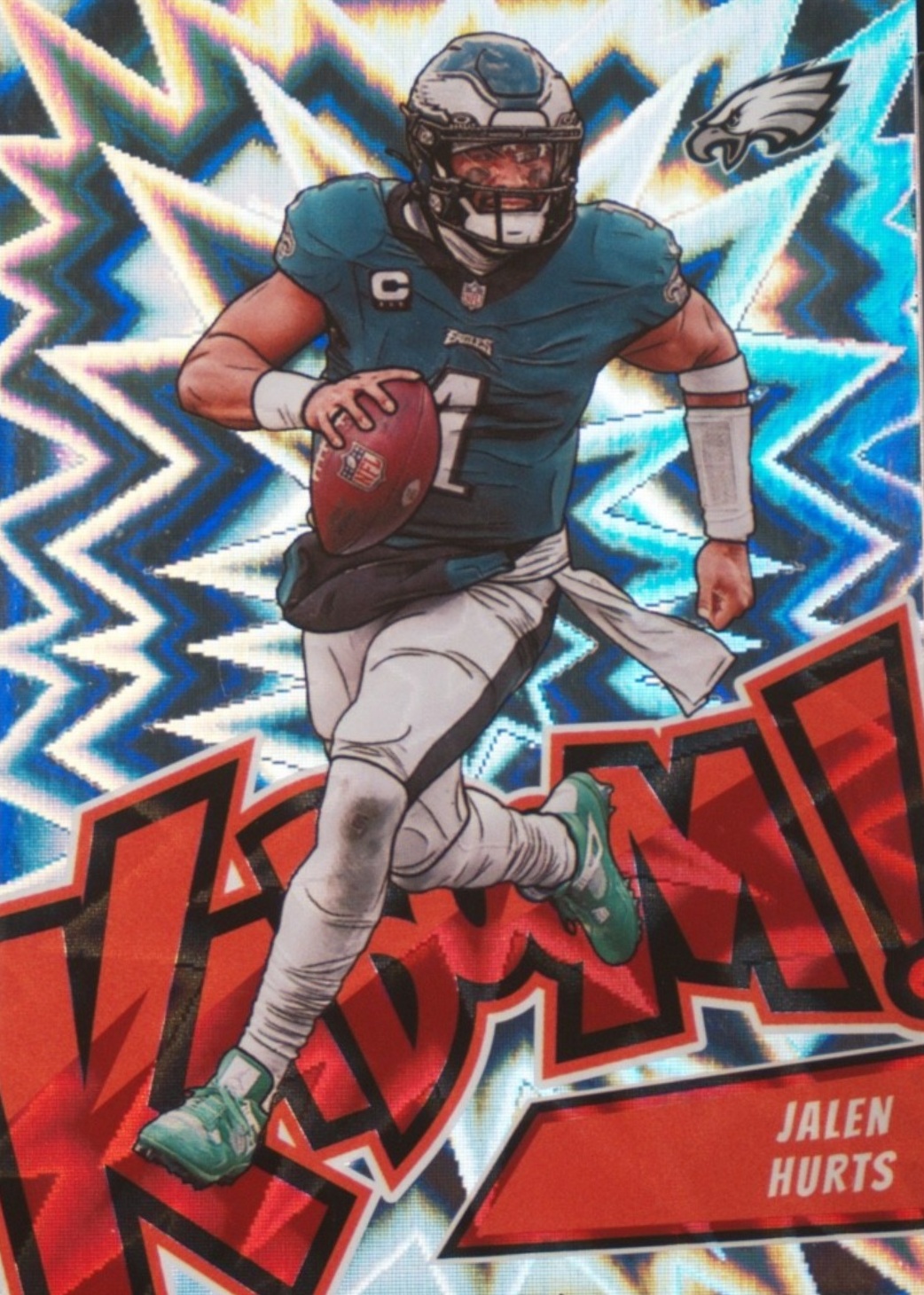 Jalen Hurts 2024 Absolute #32 Kaboom! (Vertical) Price Guide