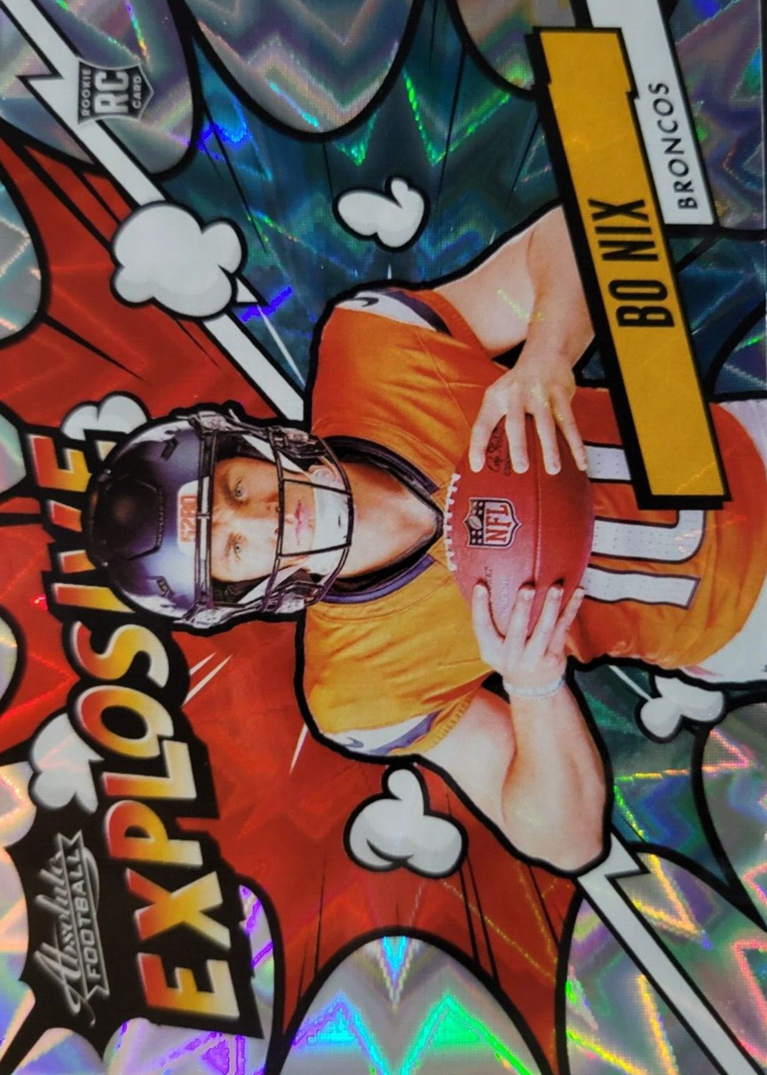 Bo Nix 2024 Absolute #EX-BNX Explosive /(SSP) Price Guide - Sports