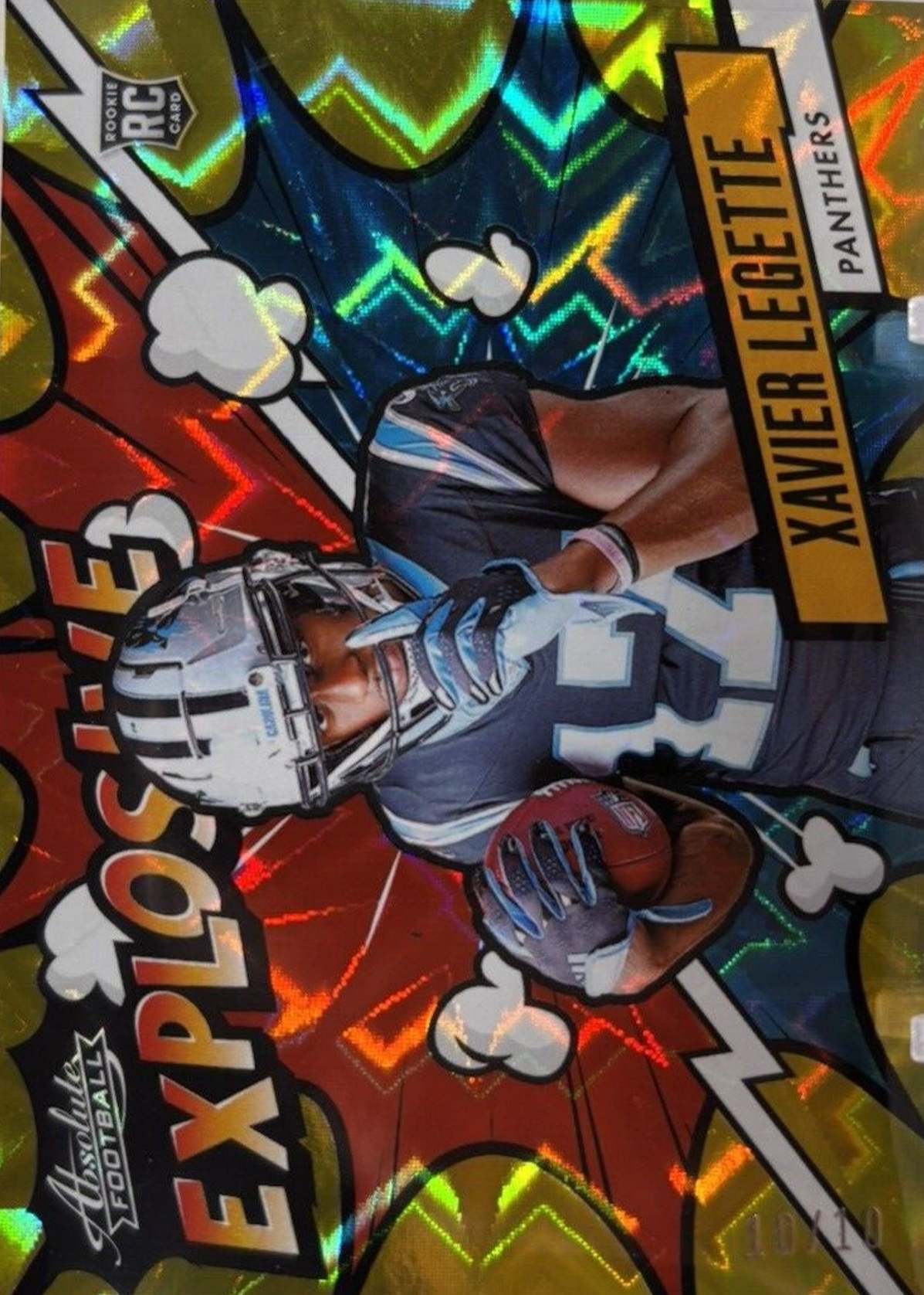 Xavier Legette 2024 Absolute #EX-XLE Explosive - Gold /10 Price