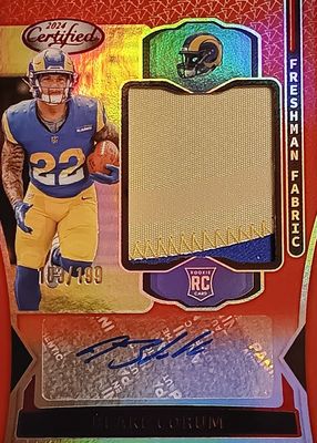 2024 Certified #FMS-BCM Freshman Fabric Signatures - Mirror Red /199