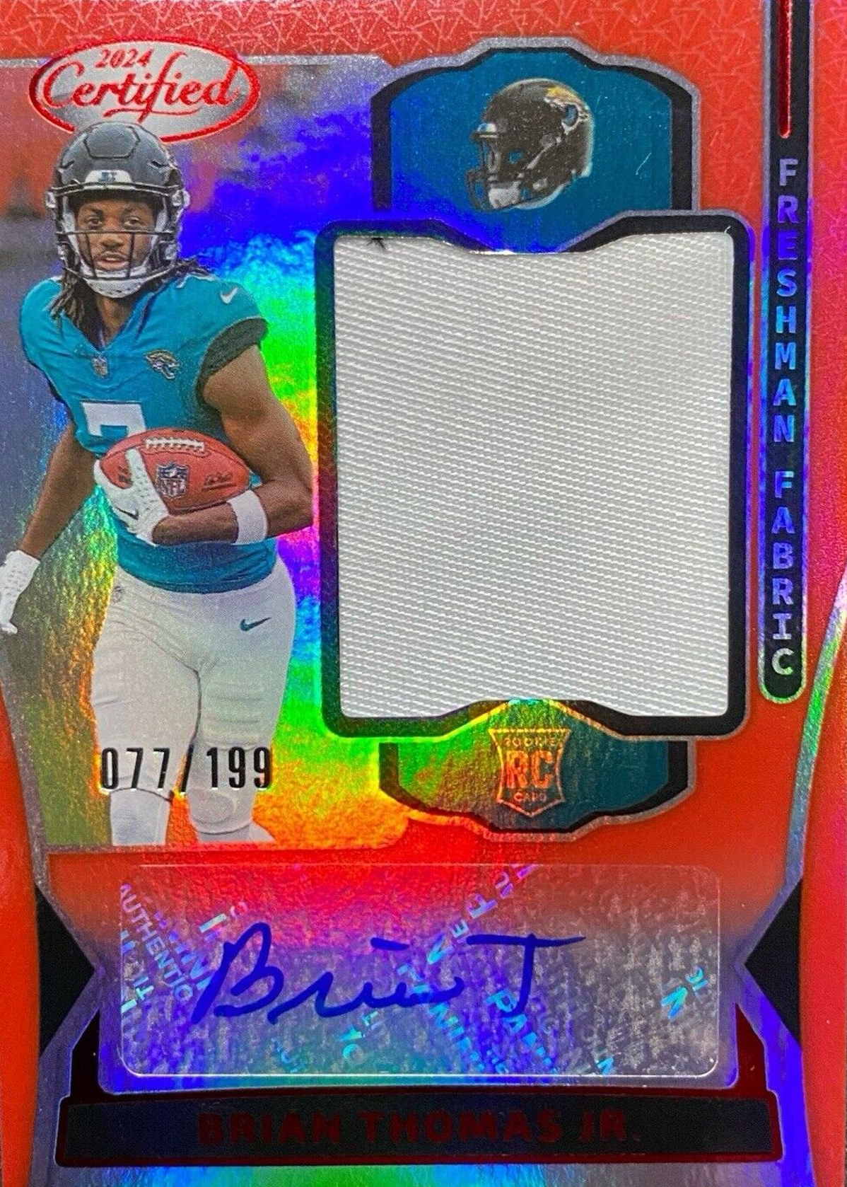 Brian Thomas Jr. 2024 Certified #FMS-BTJ Freshman Fabric