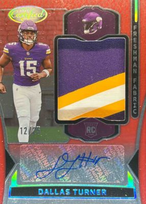 2024 Certified #FMS-BTR Freshman Fabric Signatures - Mirror Red Etch /25