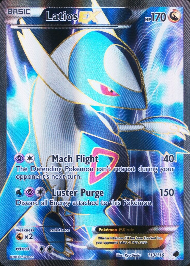 Latios ex 2013 Black & White: Plasma Freeze #113/116 Holo (Full