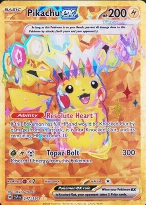 2024 Scarlet & Violet: Surging Sparks #247/191 Hyper Rare (Secret)