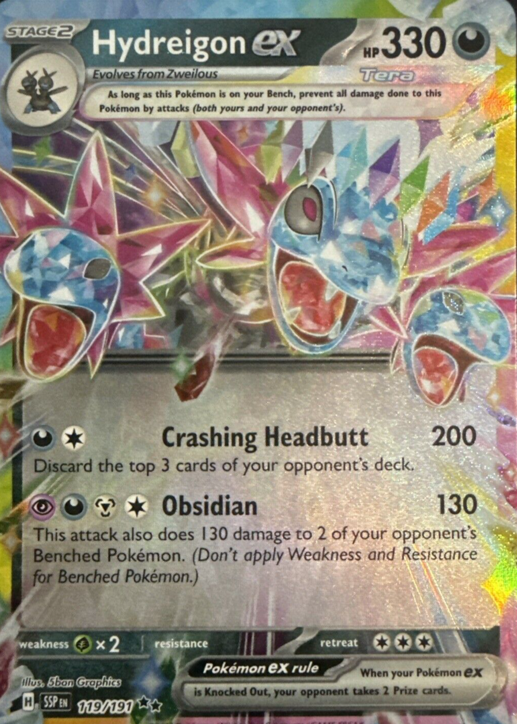 pokemon hydreigon ex card Pokemon Card Hydreigon ex SAR 171/86 sv11W White Flare Japanese – GLIT  Japanese Hobby Shop