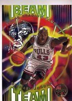 Michael Jordan 1995 Topps Stadium Club #BT14 Beam Team - Members