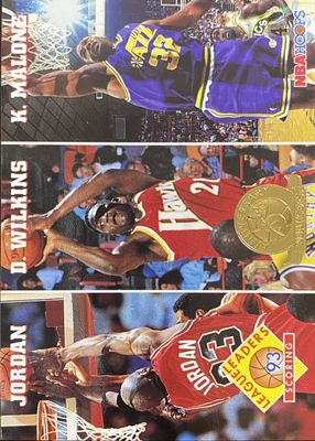 1993 Hoops #283 League Leaders - 5th Anniversary (Scoring)