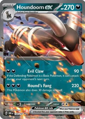 2023 Scarlet & Violet: Obsidian Flames #134/197 Double Rare
