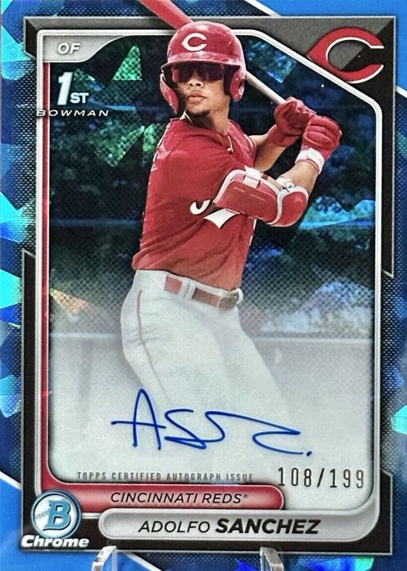 2024 Bowman Chrome Sapphire Edition #CSPA-AS Prospect Auto /199 (1st)