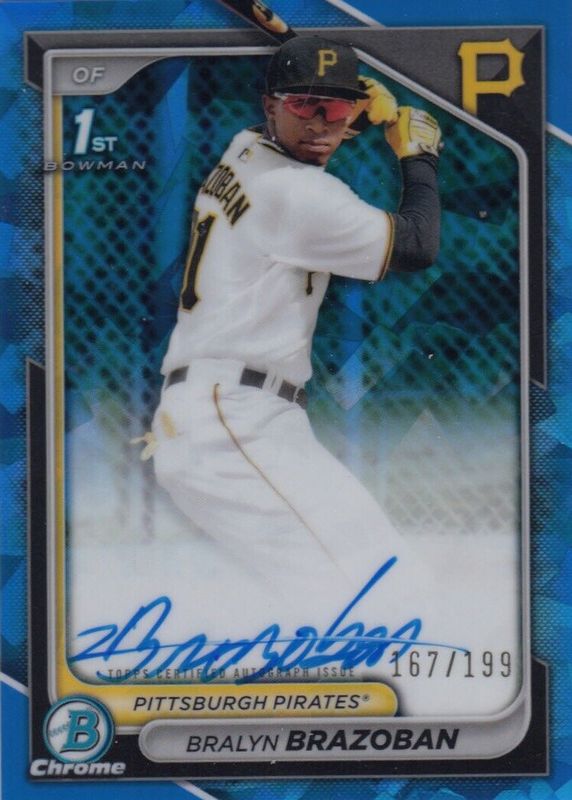 2024 Bowman Chrome Sapphire Edition #CSPA-BB Prospect Auto /199 (1st)