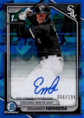 2024 Bowman Chrome Sapphire Edition #CSPA-EH Prospect Auto /199 (1st)