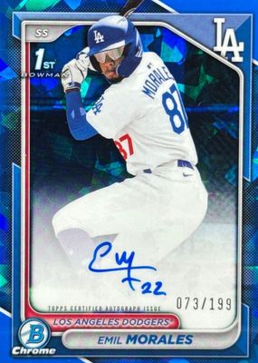 2024 Bowman Chrome Sapphire Edition #CSPA-EM Prospect Auto /199 (1st)