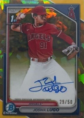 2024 Bowman Chrome Sapphire Edition #CSPA-JL Prospect Auto - Gold /50 (1st)