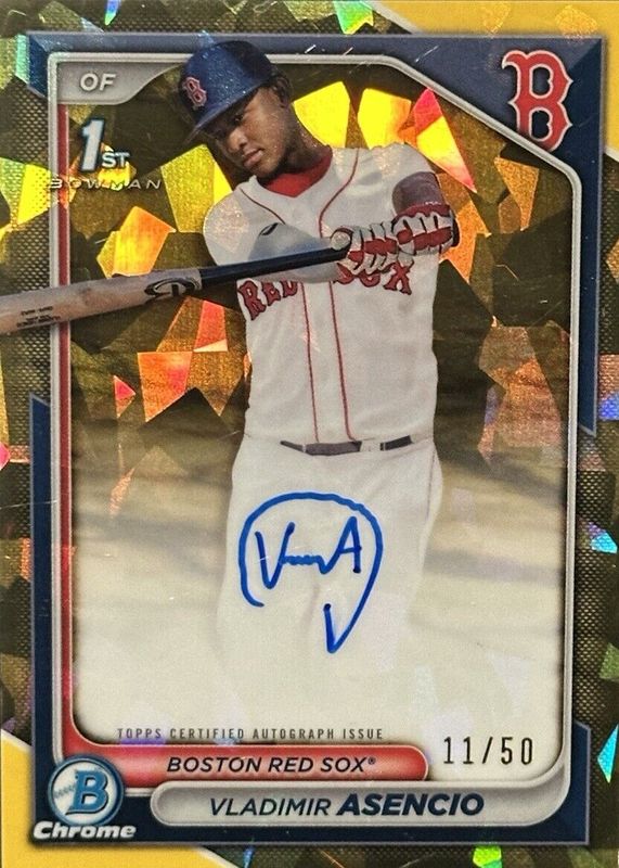 2024 Bowman Chrome Sapphire Edition #CSPA-VA Prospect Auto - Gold /50 (1st)