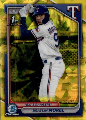 2024 Bowman Chrome Sapphire Edition #BCP-192 Prospects - Yellow /75 (1st)
