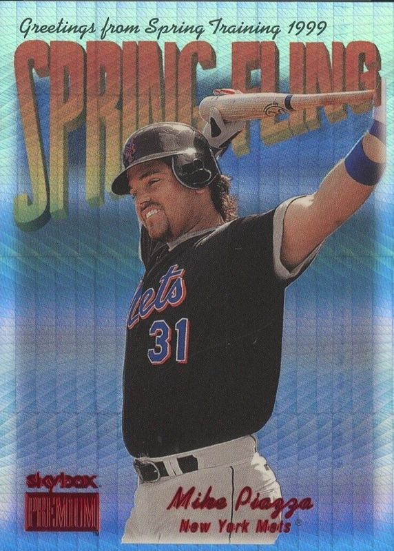 Mike Piazza 1999 SkyBox Premium #292 Spring Fling - Star Rubies /50 PSA 10