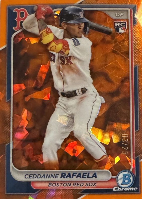 2024 Bowman Chrome Sapphire Edition Orange /25