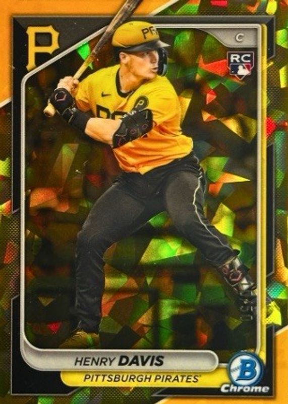 Henry Davis 2024 Bowman Chrome Sapphire Edition Gold /50 Rookie RAW