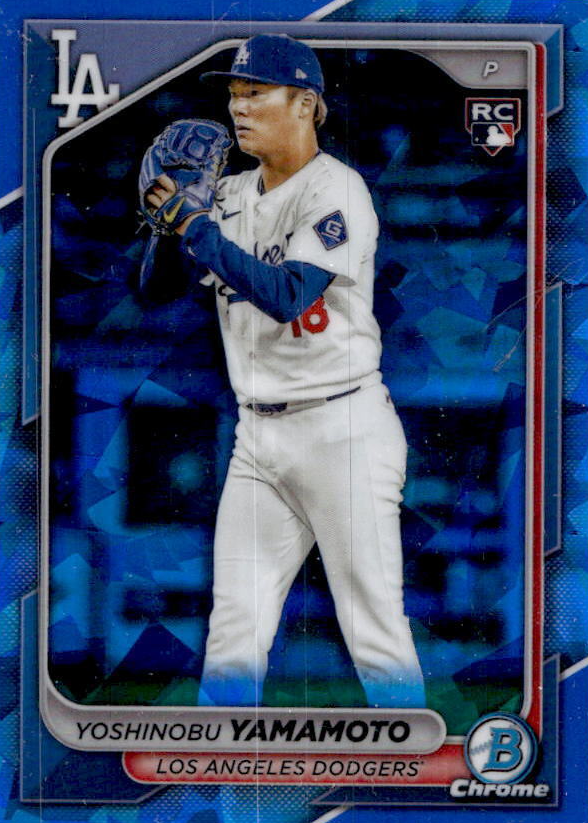 Yoshinobu Yamamoto 2024 Bowman Chrome Sapphire Edition #73 Base