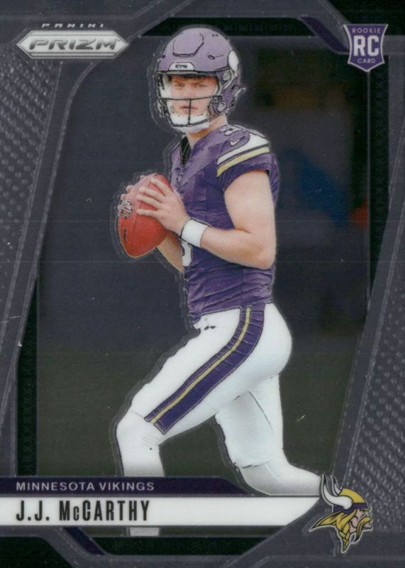 JJ McCarthy 2024 Prizm #400 Base Rookie PSA 10