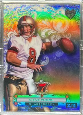2024 Wild Card 7 Card Studs Combo #CH7CS-SY ComboHeartFirescrolls Rainbow White /3