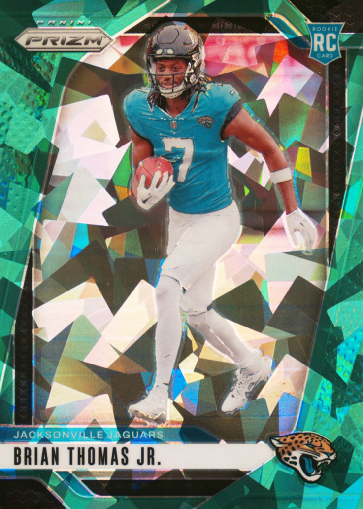 Brian Thomas Jr. 2024 Prizm #314 Green Ice Price Guide - Sports