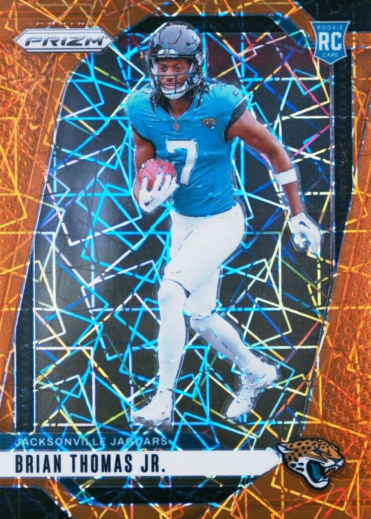 Brian Thomas Jr. 2024 Prizm #314 Lazer Price Guide - Sports