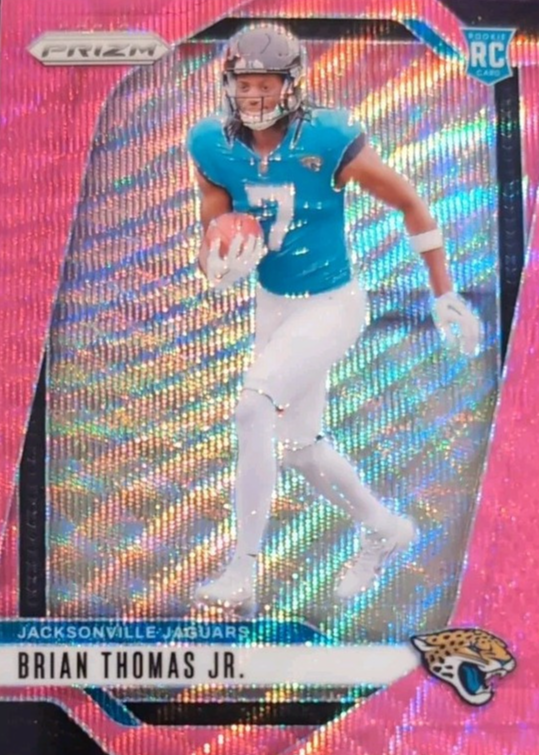 Brian Thomas Jr. 2024 Prizm #314 Pink Wave Price Guide