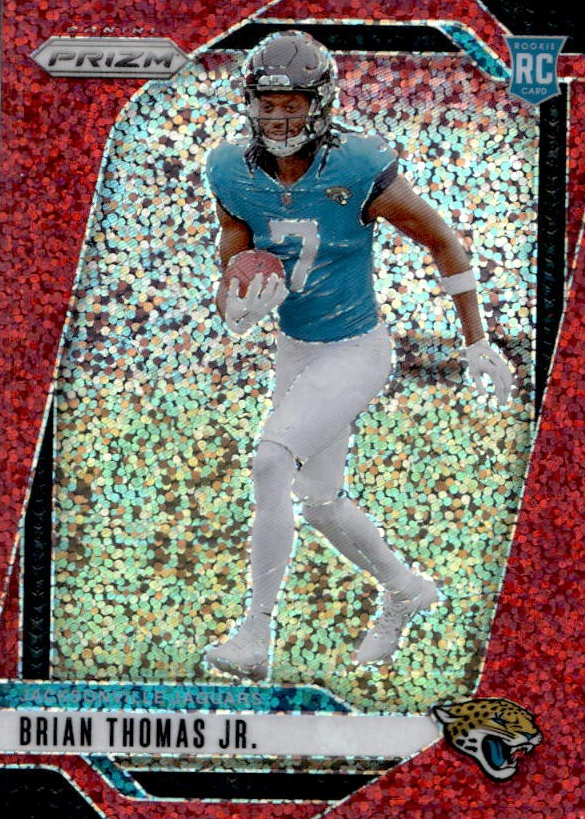 Brian Thomas Jr. 2024 Prizm #314 Red Sparkle /(SSP) Price Guide