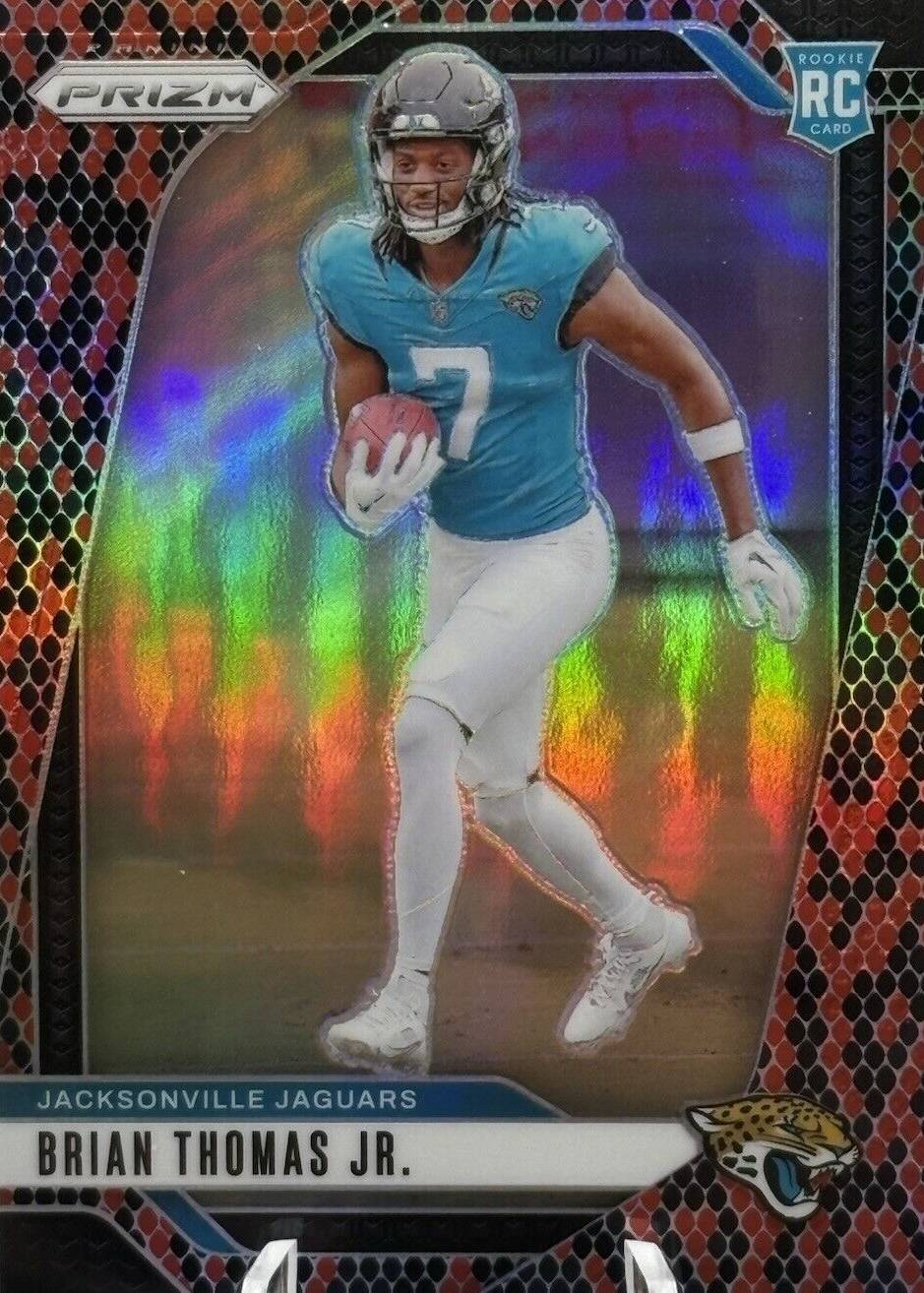 Brian Thomas Jr. 2024 Prizm #314 Snakeskin /(SSP) Price Guide