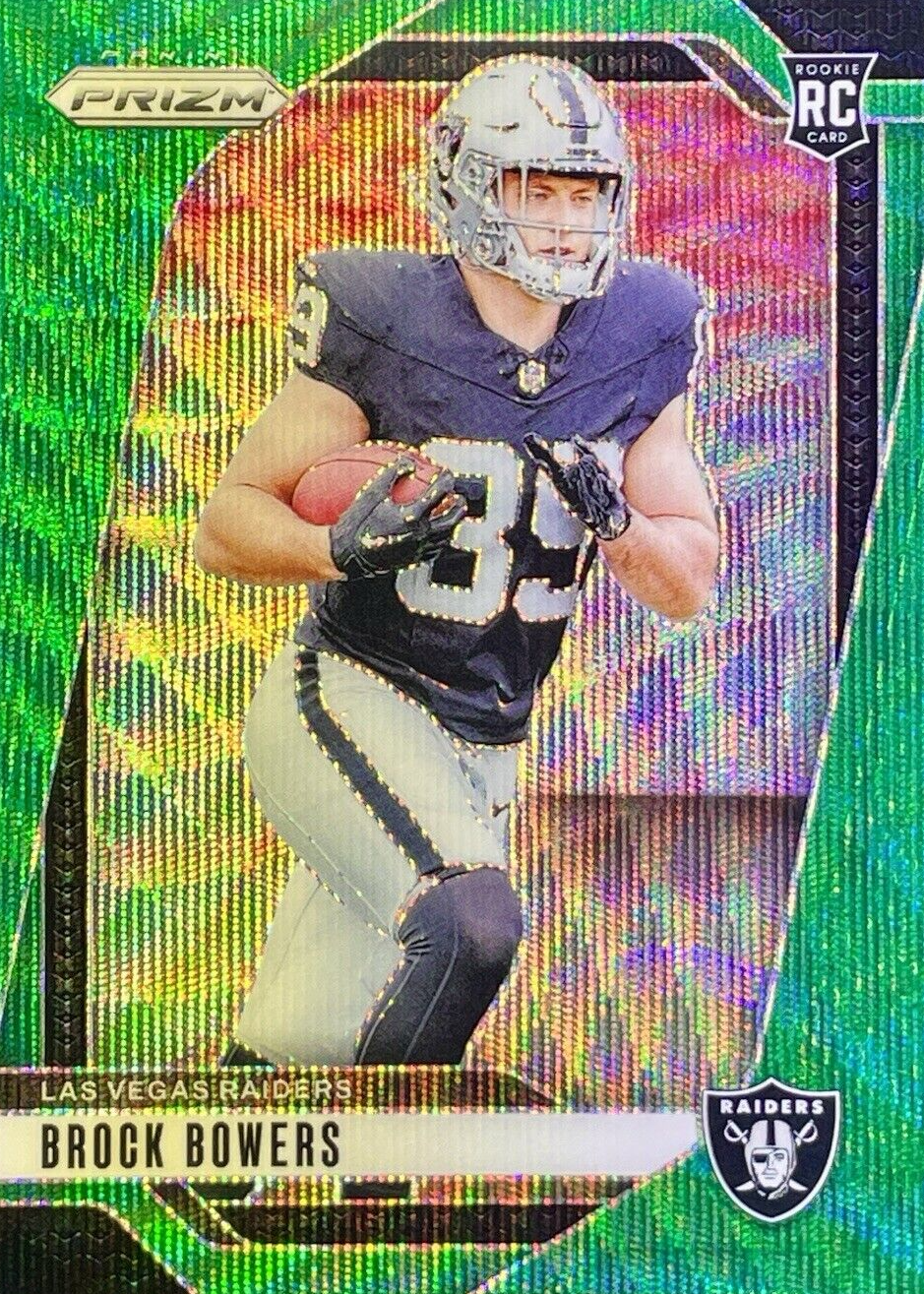 Brock Bowers 2024 Prizm #315 Green Wave Price Guide - Sports Card