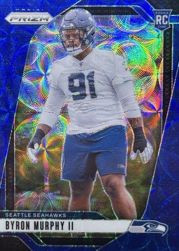 Byron Murphy II 2024 Prizm #317 Choice Blue /14 Rookie RAW