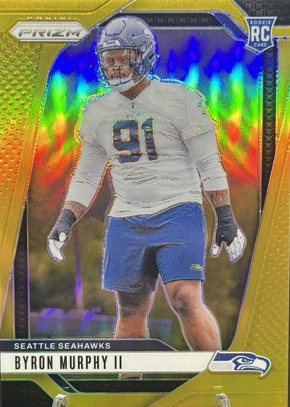 Byron Murphy II 2024 Prizm #317 Gold /10 Rookie RAW