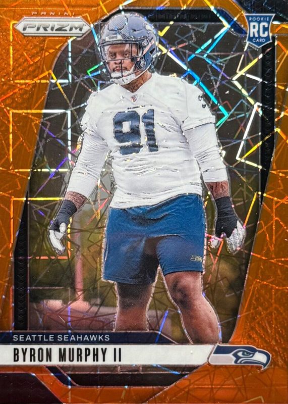 Byron Murphy II 2024 Prizm #317 Lazer Rookie RAW