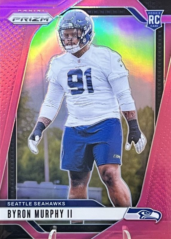 Byron Murphy II 2024 Prizm #317 Pink Rookie RAW