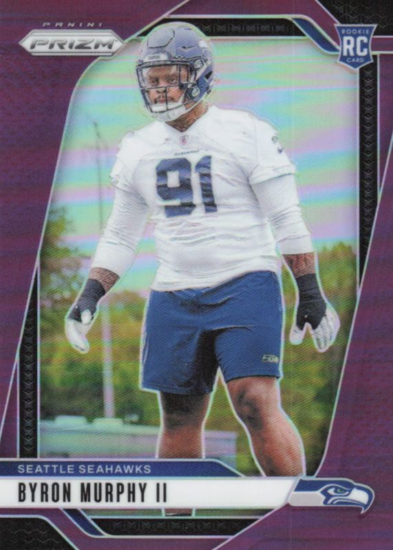 Byron Murphy II 2024 Prizm #317 Purple /125 Rookie RAW
