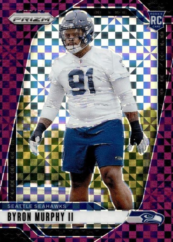 Byron Murphy II 2024 Prizm #317 Purple Power /49 Rookie RAW