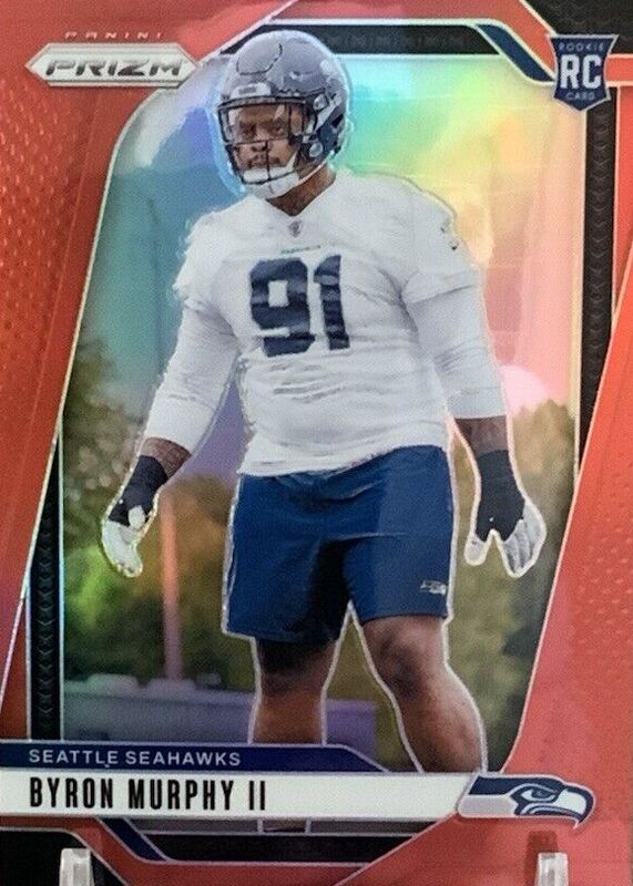 Byron Murphy II 2024 Prizm #317 Red /(SSP) Rookie RAW