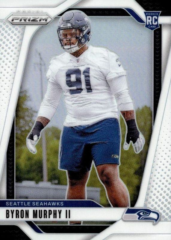 Byron Murphy II 2024 Prizm #317 White /35 Rookie RAW